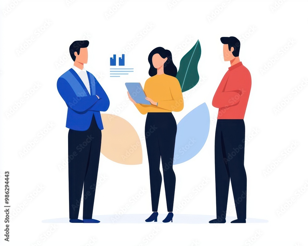 Team discussing project budget allocation with performance indicators, project management, budget performance Team discussing project budget allocation with performance indicators, project management, budget performance