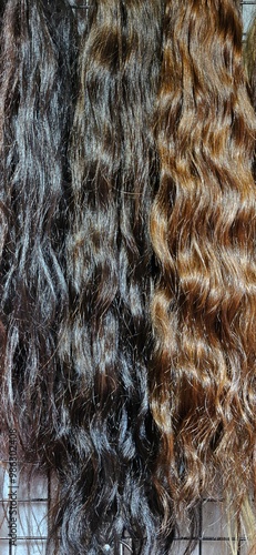 real hair types for hair extensions and wig, toupee