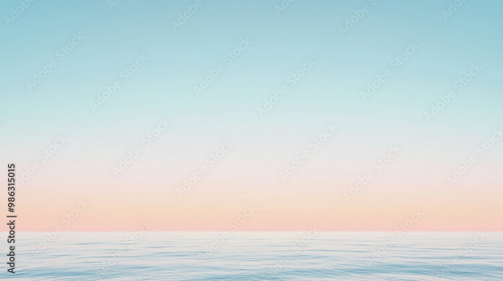 Clear blue sky with light pastel tones near the horizon, fading into the distance Clear blue sky with light pastel tones near the horizon, fading into the distance