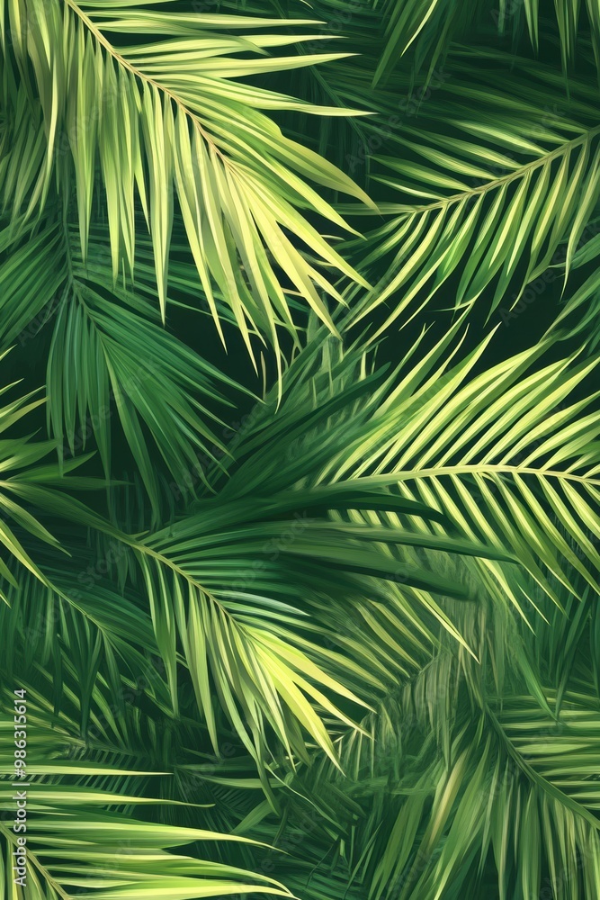Coconut tree leaf abstract background seamless Coconut tree leaf abstract background seamless