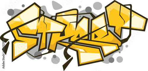 street word graffiti text sticker illustration