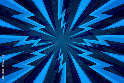 Thunder flash explosion speed comic background