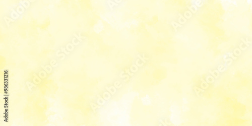 abstract Soft Pink or yellow watercolor background for your design,  Abstract pink sky background and white clouds on pink canvas. Stain artistic hand painted texture of yellow .