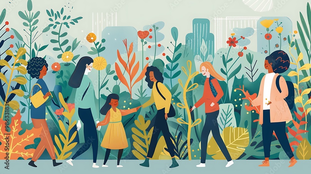 Diversity and Inclusion Walking in a Garden of Flowers Diversity and Inclusion Walking in a Garden of Flowers