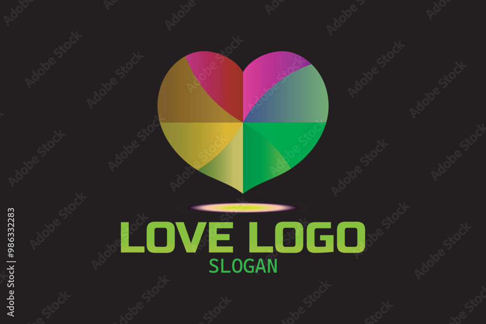 Love logo design. Love logo design.