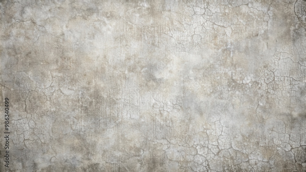 Fototapeta premium Grey rustic texture with craquelure, perfect for backgrounds or design elements