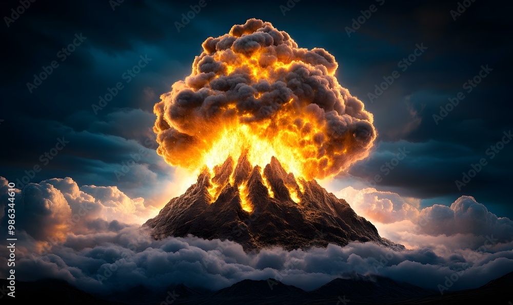Volcanic Fury, a dramatic portrayal of an explosive eruption ...