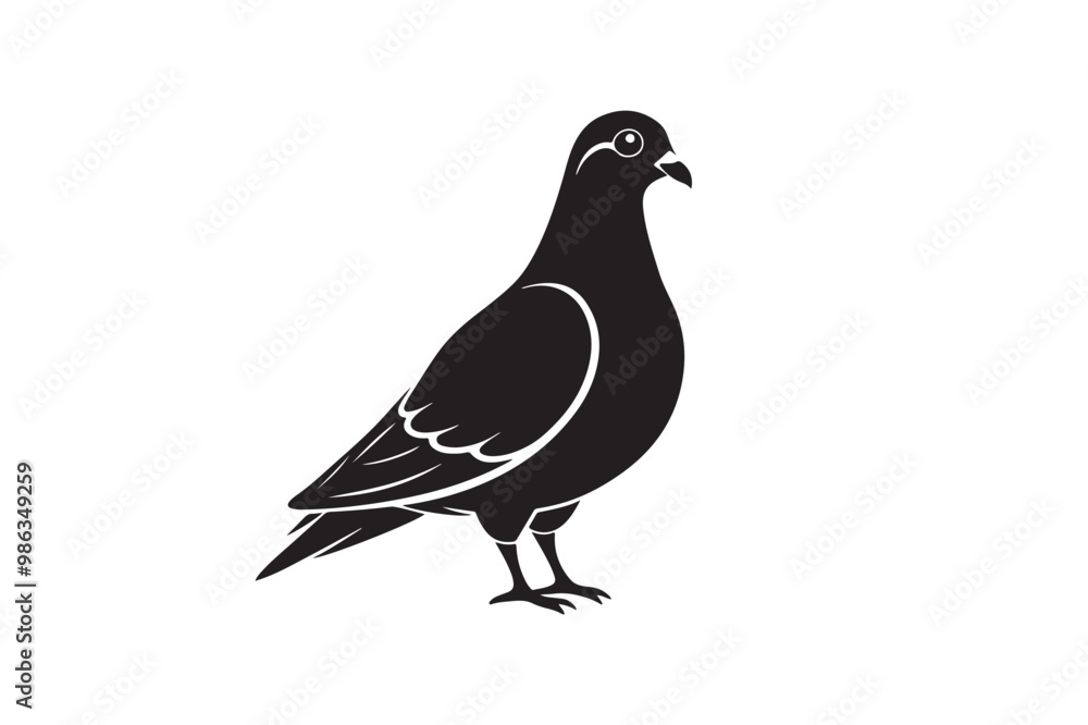 Rock Pigeon silhouette vector illustration, Rock Pigeon silhouette vector, Rock Pigeon PNG. Rock Pigeon silhouette vector illustration, Rock Pigeon silhouette vector, Rock Pigeon PNG.