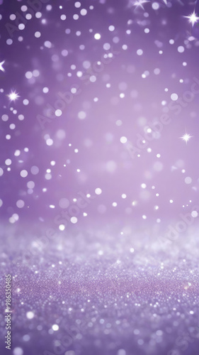 Beautiful luxury gold bokeh on defocused emerald lilac background.