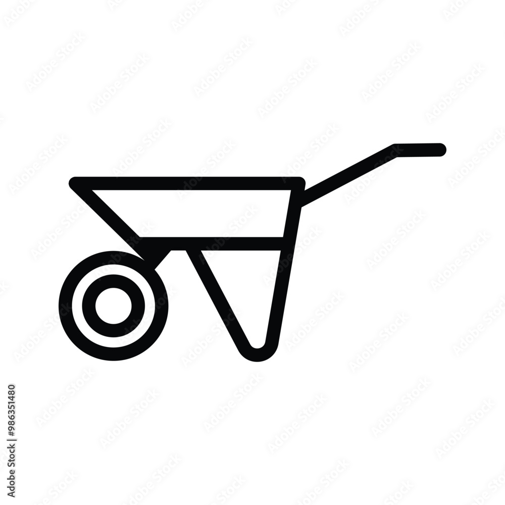 Nice Trolley Garden Icon Design Nice Trolley Garden Icon Design