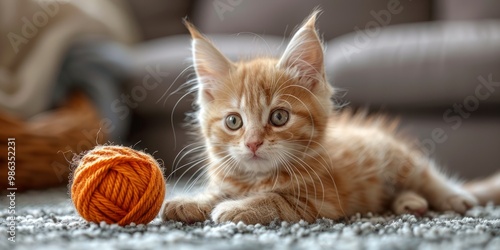 adorable, animal, baby, blanket, cat, children, closeup, cosy, cream, cute, domestic, feline, fluffy, funny, fur, furry, ginger, hair, kitten, cat, little, looking, lovable, lying, orange, pet, portra photo