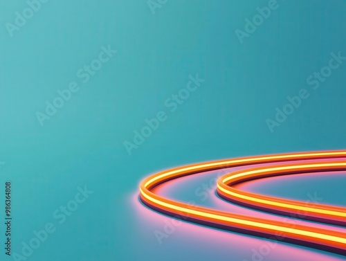 Abstract lines forming a project roadmap with highlighted milestones, symbolizing planning and progress