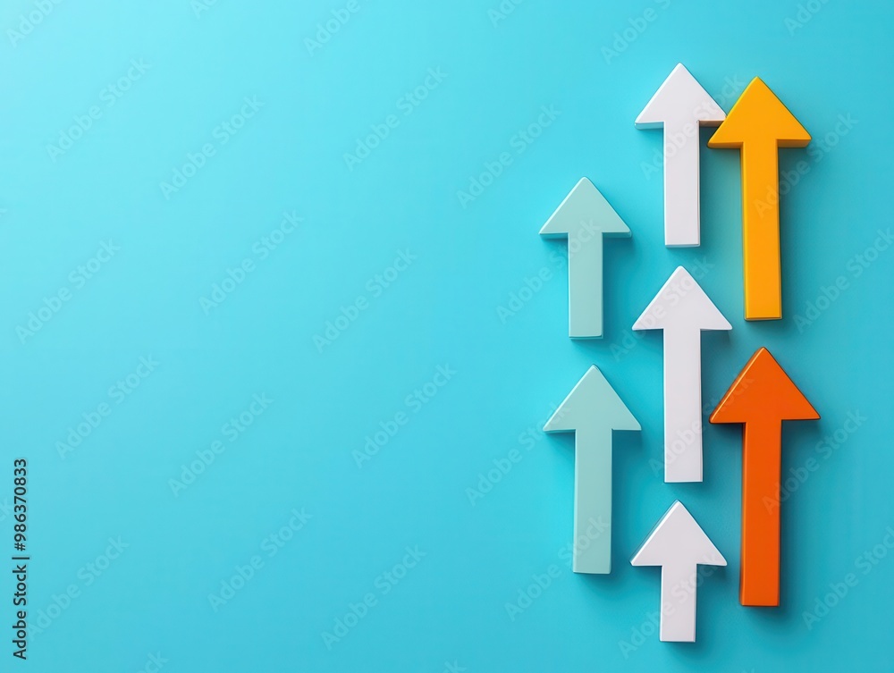 Digital arrows converging on key milestone points, representing organized project progress Digital arrows converging on key milestone points, representing organized project progress