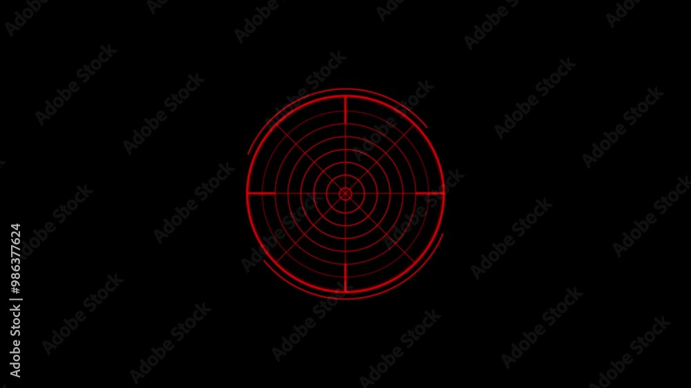 technology radar scanning Hud animation. radio wave signal animation. Military target navigation interface system -4k stock video. technology radar scanning Hud animation. radio wave signal animation. Military target navigation interface system -4k stock video.