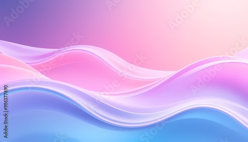 abstract light background with waves