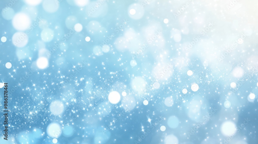 abstract light blue bokeh background, sparkling star transparent background abstract light blue bokeh background, sparkling star transparent background