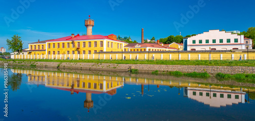 A panoramic view of the Ya.N. Fokin's chintz-printed and cotton factory, Ivanovo photo