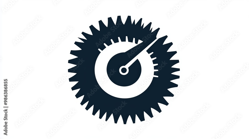 Industrial icon vector industry saw sign A silhouette of a wood saw used in industrial carpentry perfect for manufacturing and woodworking visuals Industrial icon vector industry saw sign A silhouette of a wood saw used in industrial carpentry perfect for manufacturing and woodworking visuals