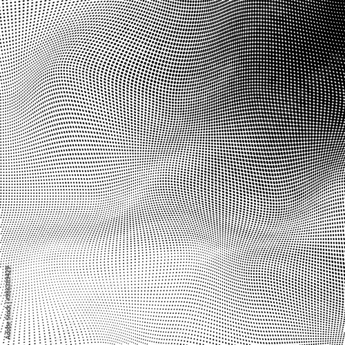 Vector Halftone Pattern. Set of Dots. Dotted Texture on White Background. Overlay Grunge Template. Distress Linear Design. Fade Monochrome Points. Pop Art Backdrop.