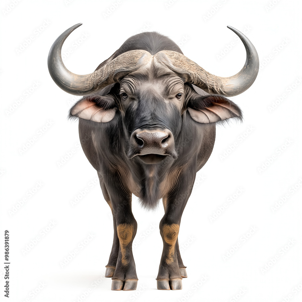 African Buffalo Isolated African Buffalo Isolated