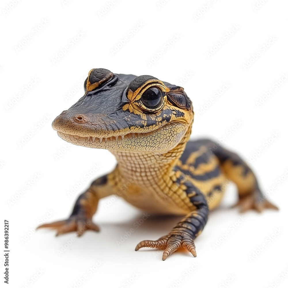 Obraz premium Baby Crocodile Isolated