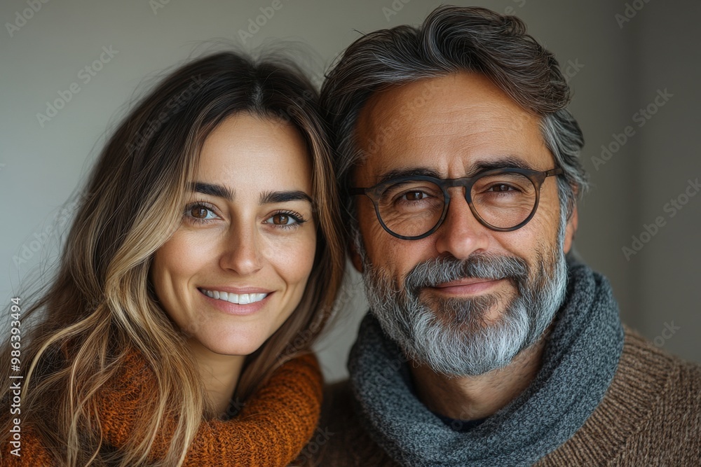 Portrait of happy mature couple Portrait of happy mature couple