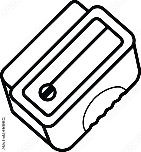 Colorful Vector Illustrations of the Ultimate Sharpener
