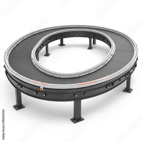 Conveyor Belt Isolated