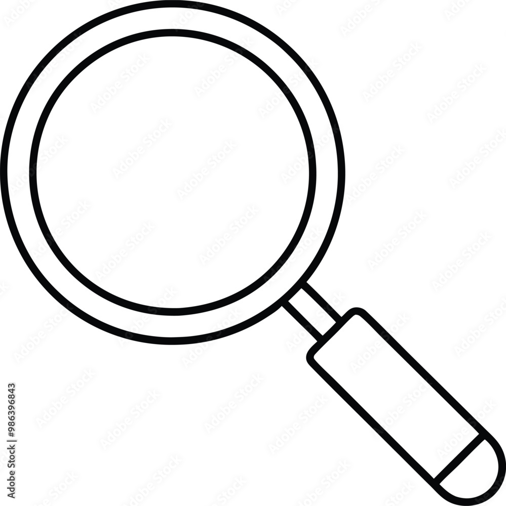 Vector Illustration of a Magnifying Glass Icon for Detailed Analysis
Vector Illustration of a Magnifying Glass Icon for Detailed Analysis