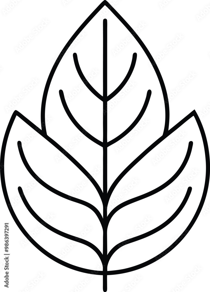Stylish Leaf Icon Vector Illustration for Green Initiatives
Stylish Leaf Icon Vector Illustration for Green Initiatives