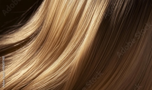 Wallpaper Mural Close-up of long, smooth, blonde hair. Torontodigital.ca