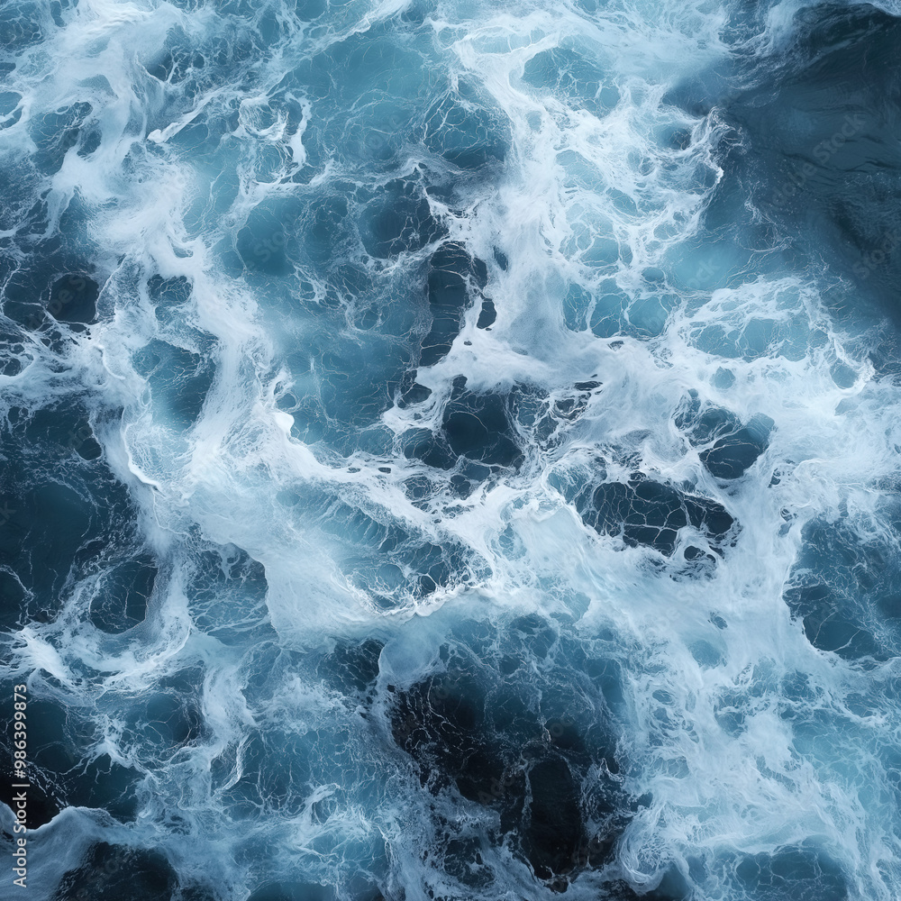 Obraz premium Ocean Spray Isolated