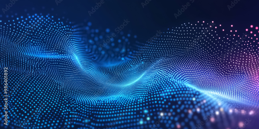 abstract background featuring a dynamic mesh of interconnected technology particles abstract background featuring a dynamic mesh of interconnected technology particles