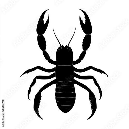 Scorpion Silhouette, Illust...