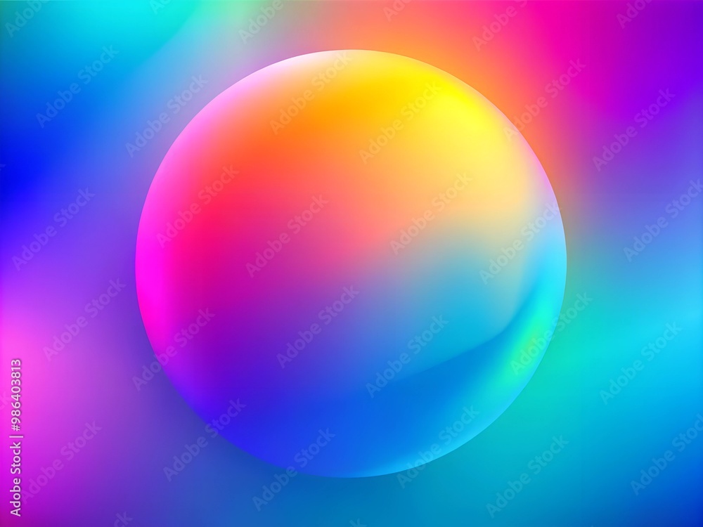 Abstract Rainbow Gradient Bubble Glassmorphism Background Abstract Rainbow Gradient Bubble Glassmorphism Background