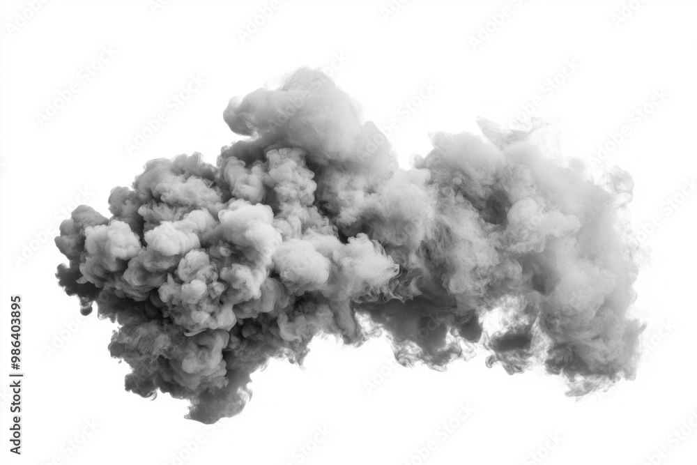 dense cloud of gray smoke rises gracefully, blending into the bright white backdrop. The soft edges and dynamic opacity create an ethereal and captivating visual effect. dense cloud of gray smoke rises gracefully, blending into the bright white backdrop. The soft edges and dynamic opacity create an ethereal and captivating visual effect.