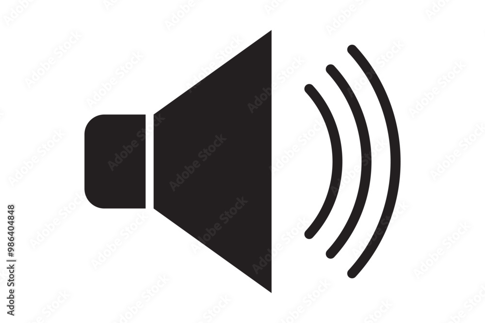 Speaker icon set illustration. volume sign and symbol. loudspeaker icon design eps 10 Speaker icon set illustration. volume sign and symbol. loudspeaker icon design eps 10