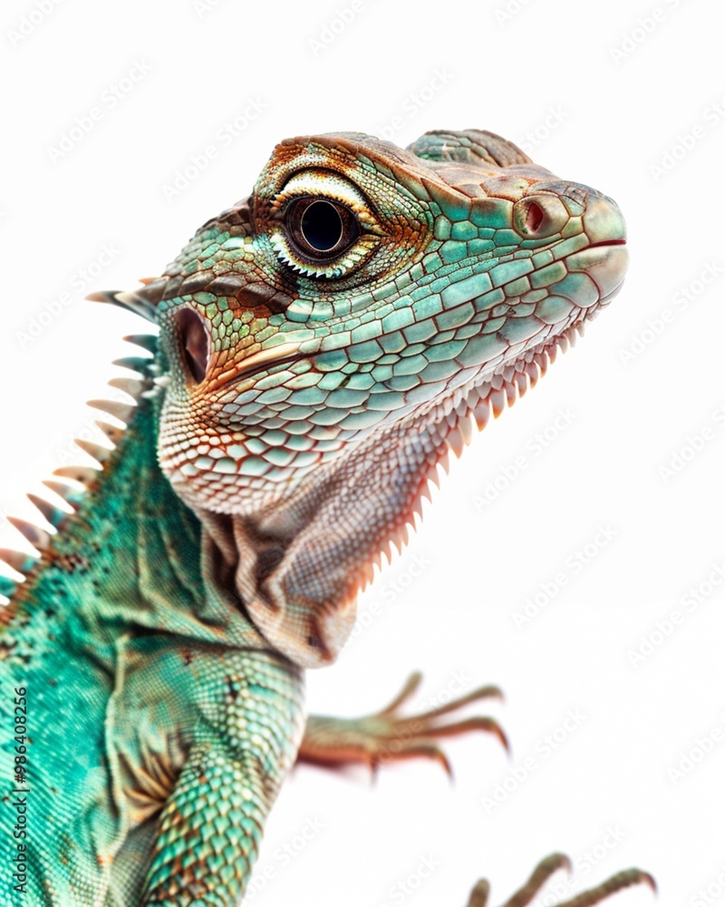 Lizards animal isolated white background image Lizards animal isolated white background image