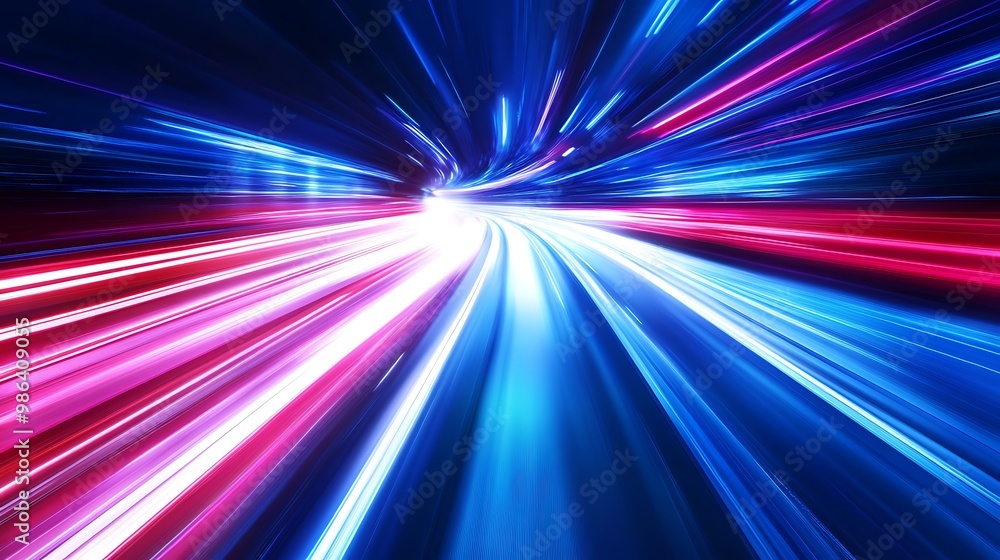 A dynamic representation of light trails, suggesting speed and motion through vibrant colors. A dynamic representation of light trails, suggesting speed and motion through vibrant colors.