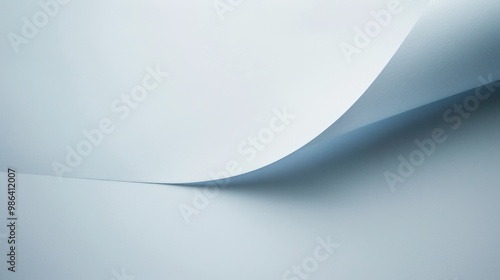 Abstract Paper Curl