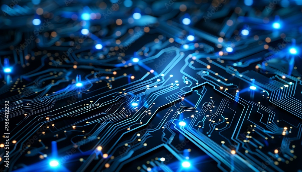 Circuit board futuristic background. 3d rendering, 3d illustration. Circuit board futuristic background. 3d rendering, 3d illustration.