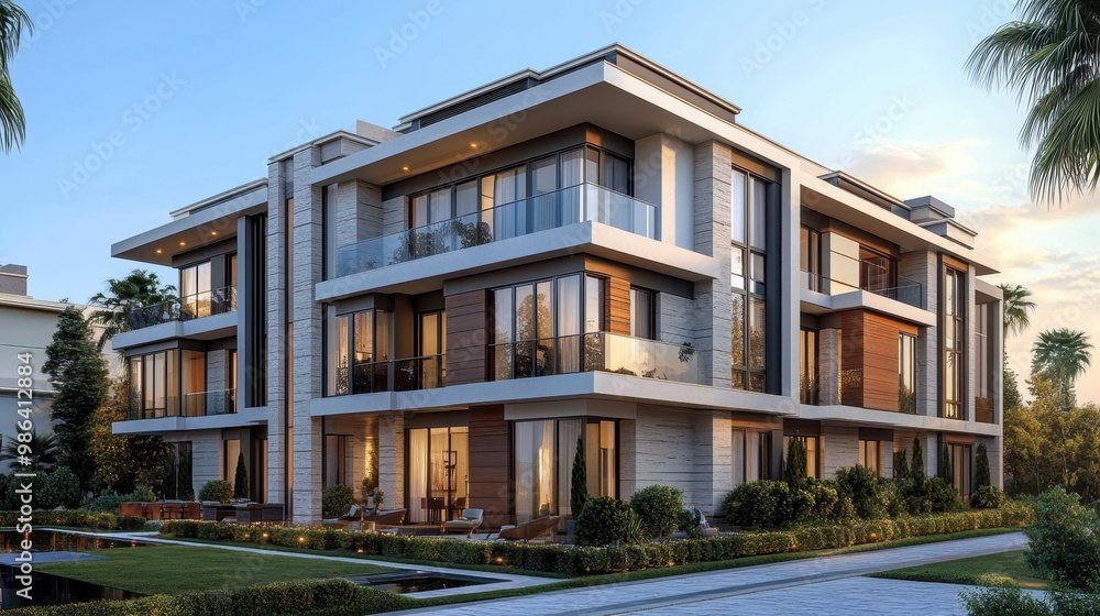Modern Luxury House with Spacious Architecture Modern Luxury House with Spacious Architecture