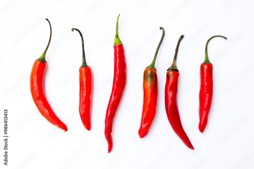 A picture of red chilies. Red chilies are high in vitamin C and beta-carotene, making them good for the skin. A picture of red chilies. Red chilies are high in vitamin C and beta-carotene, making them good for the skin.