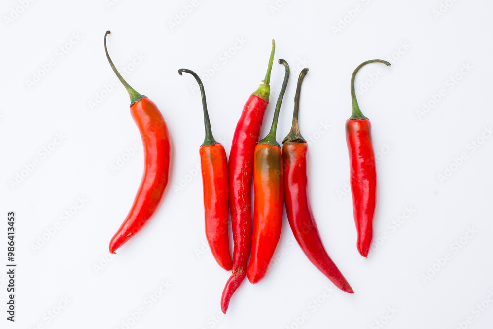 A picture of red chilies. Red chilies are high in vitamin C and beta-carotene, making them good for the skin. A picture of red chilies. Red chilies are high in vitamin C and beta-carotene, making them good for the skin.