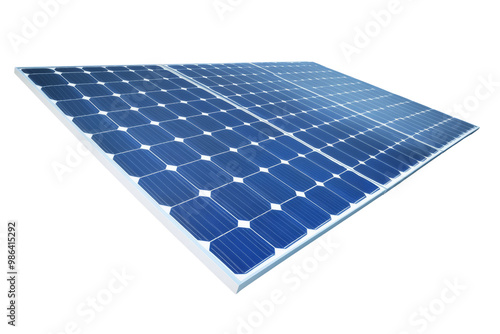 Thinfilm solar panel, ultrathin and lightweight, highly detailed,Isolated on transparent background photo