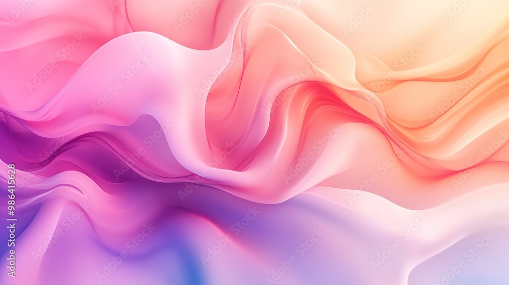 Obraz premium Subtle abstract gradient with soft color transitions for a modern look