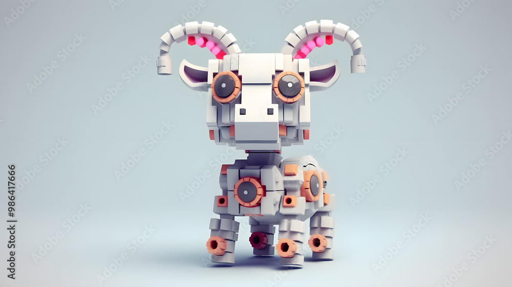 Goat Toy 3d cartoon Goat Toy 3d cartoon