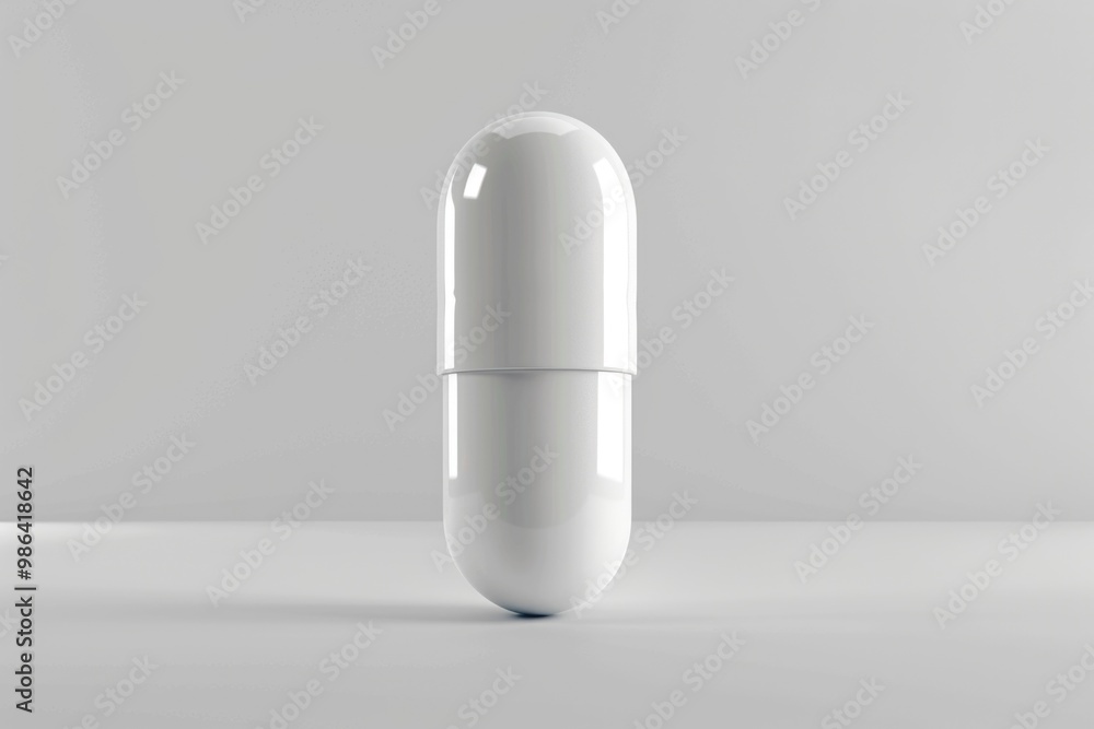 Tablet in capsule. Capsule pill on white background Tablet in capsule. Capsule pill on white background