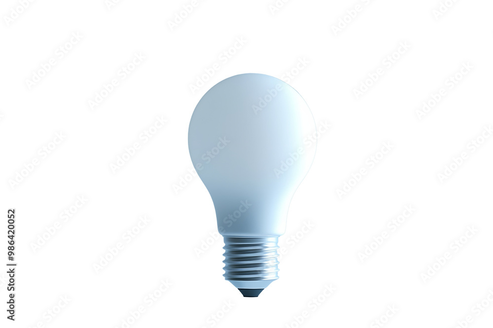 Longlasting LED bulb, durable and energysaving, modern design,Isolated on transparent background. Longlasting LED bulb, durable and energysaving, modern design,Isolated on transparent background.