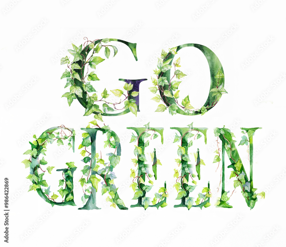 go green text go green text